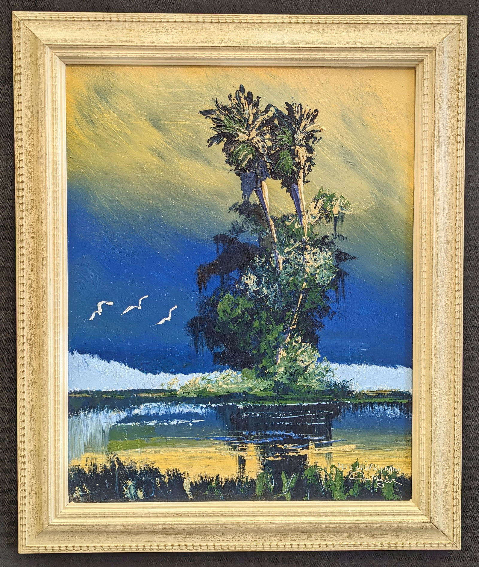 John Maynor 20x16 'Firesky Palms' (1 of 4)