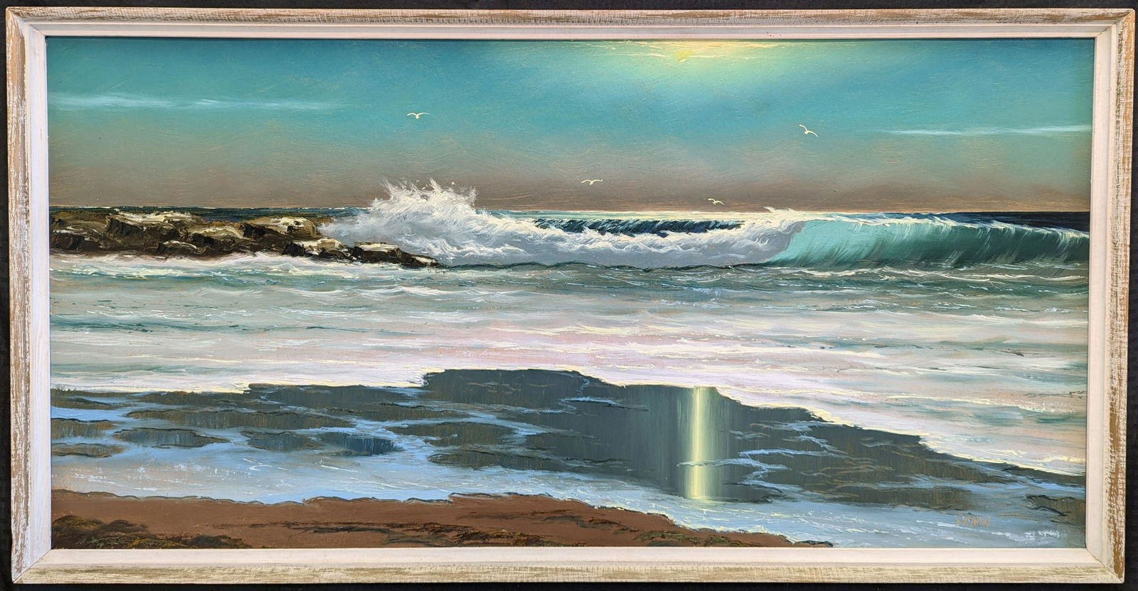 Sam Newton 24x48 'Ocean Reflections' (1 of 4)