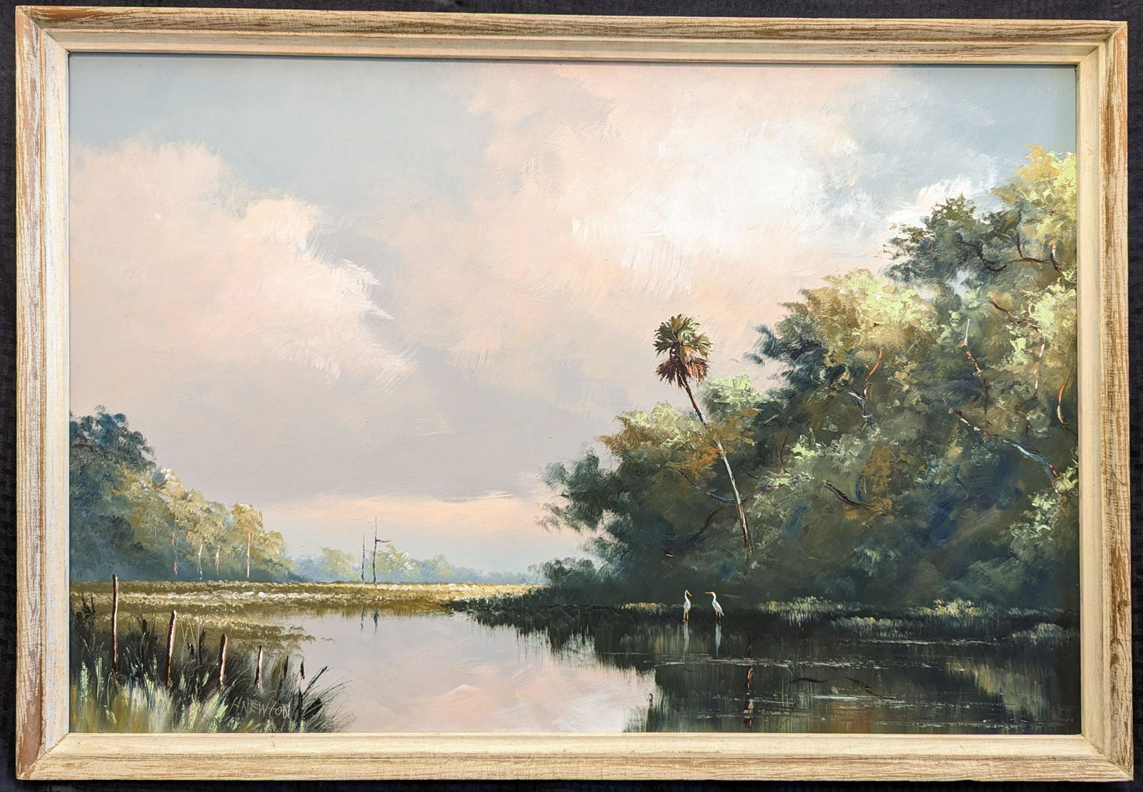 Harold Newton 24x36 'Backriver Clouds' (1 of 4)