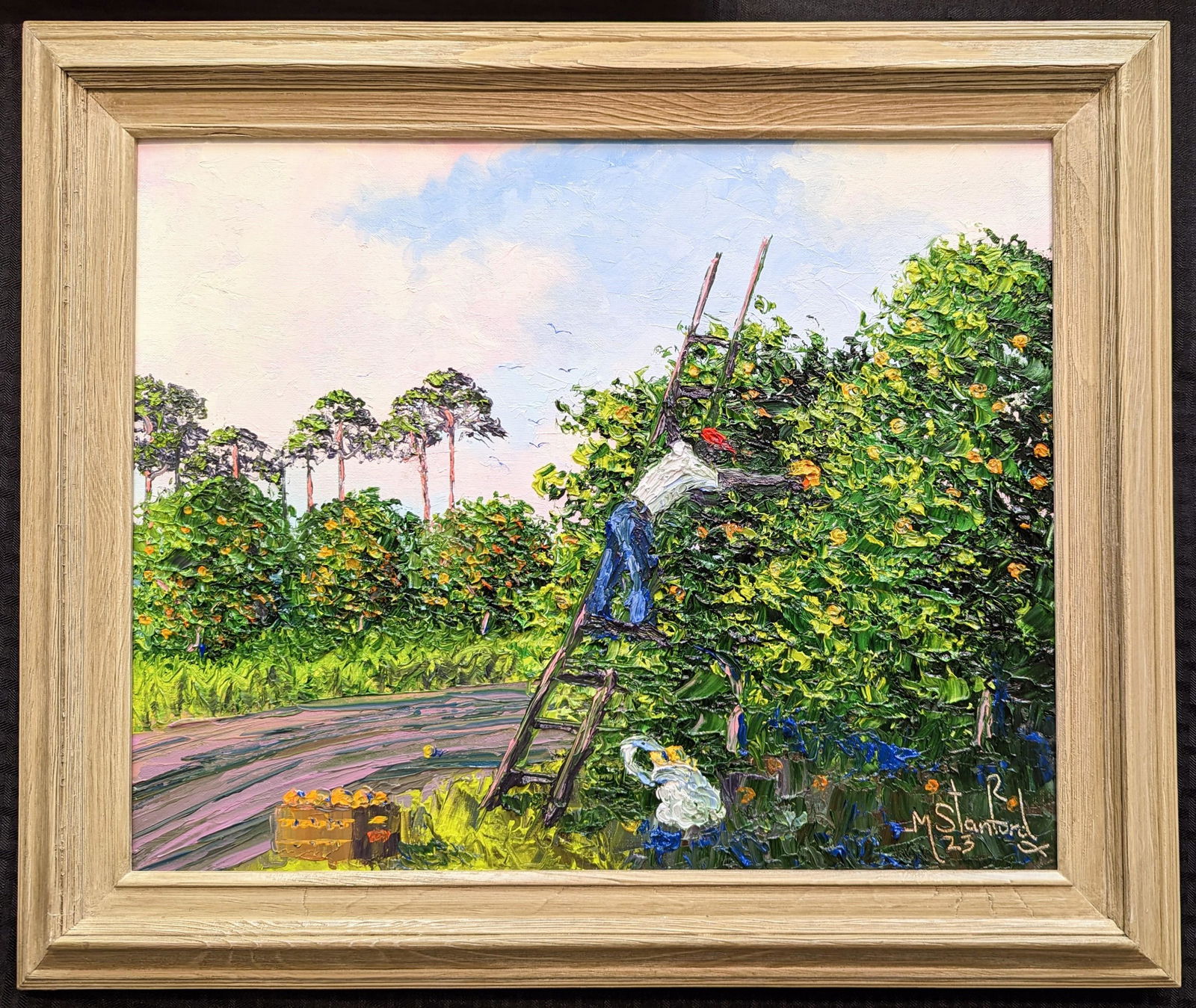 Mark Stanford 16x20 'Orange Grove Picker' (1 of 4)