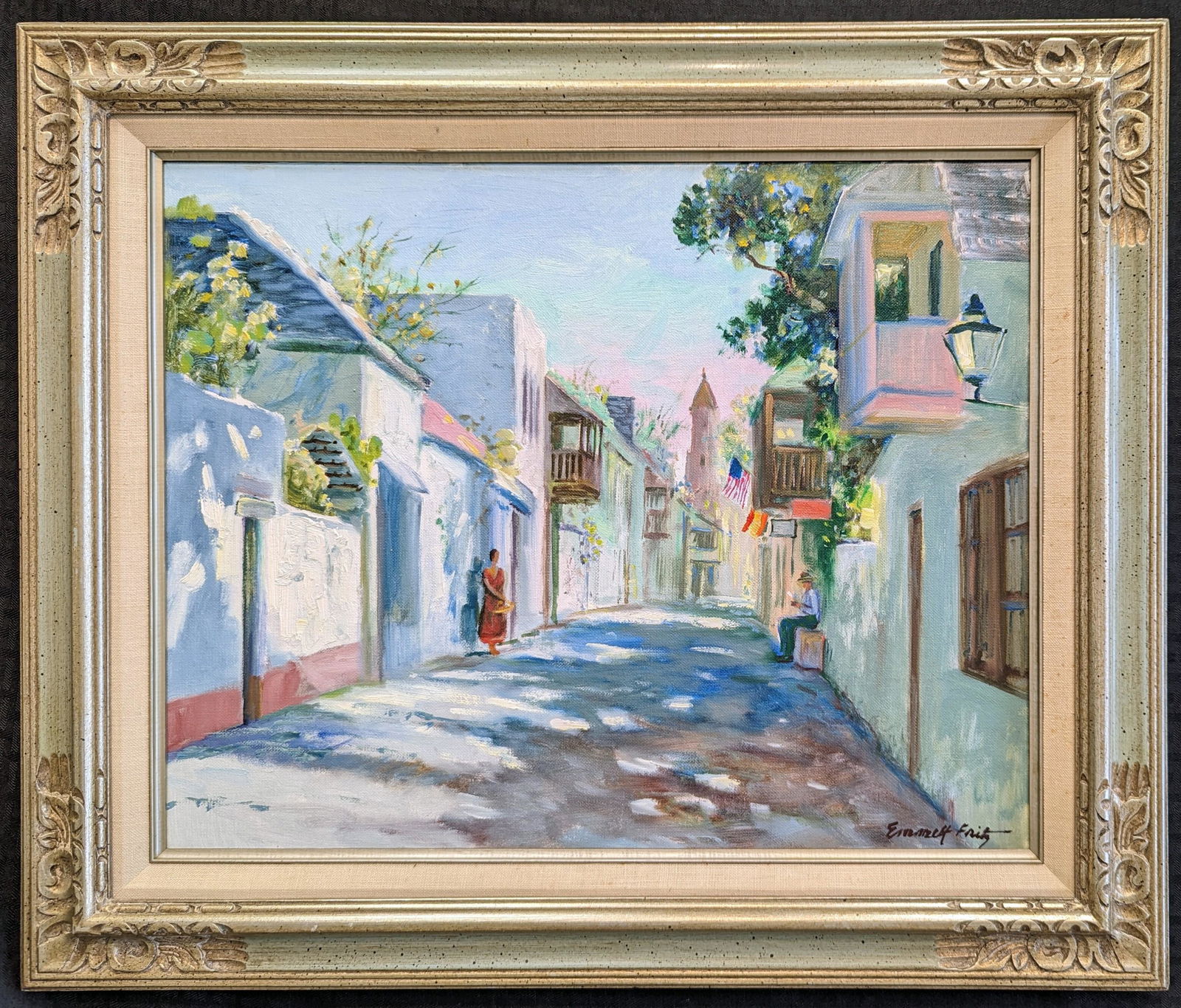 Emmet Fritz 16x20 'Cathedral on St. George St' (1 of 4)