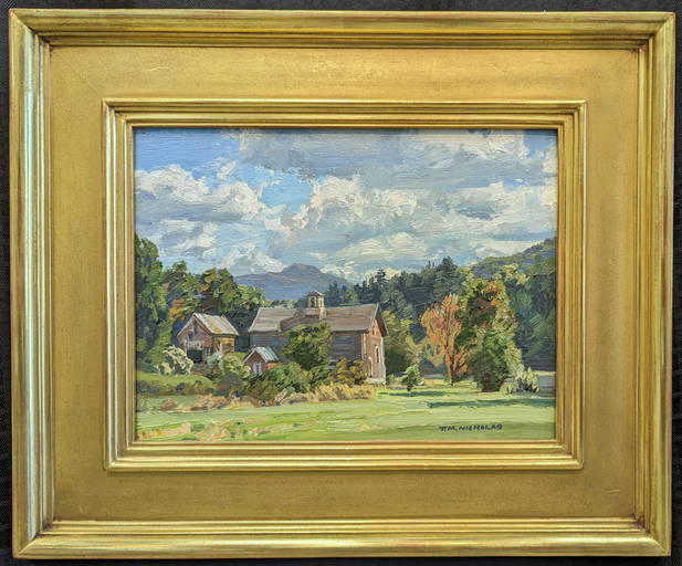 T.m. Nicholas 9x12 'cambridge Vermont'