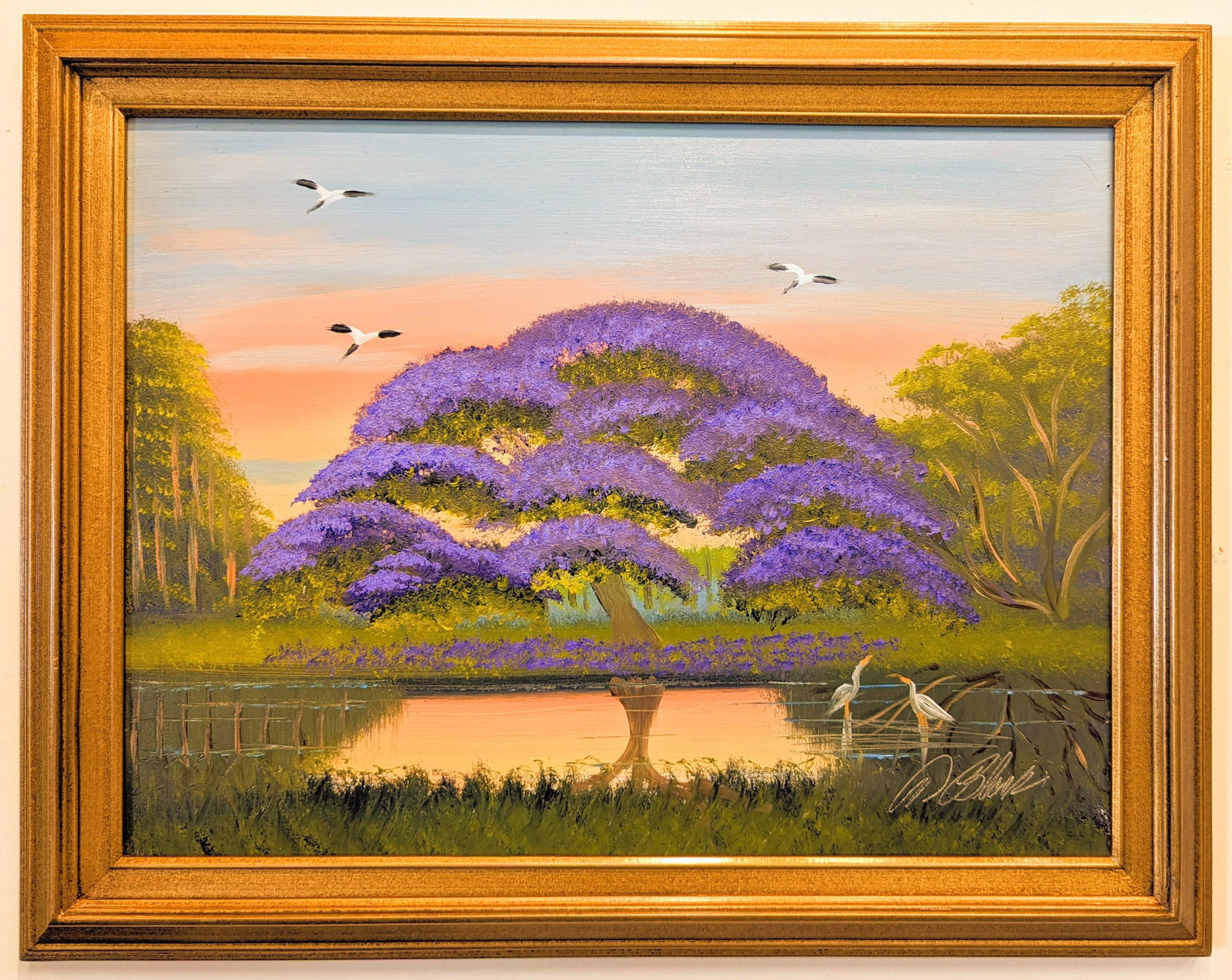 Al Black 18x24 'Jacaranda Sunset' (1 of 4)