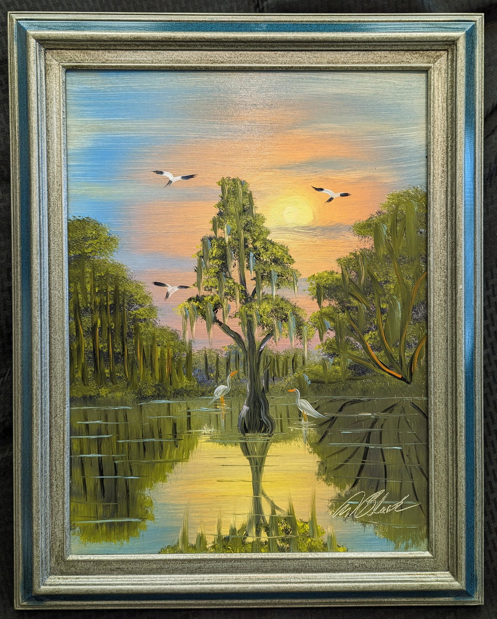 Al Black 24x18 'Cypress Sunset' (1 of 4)