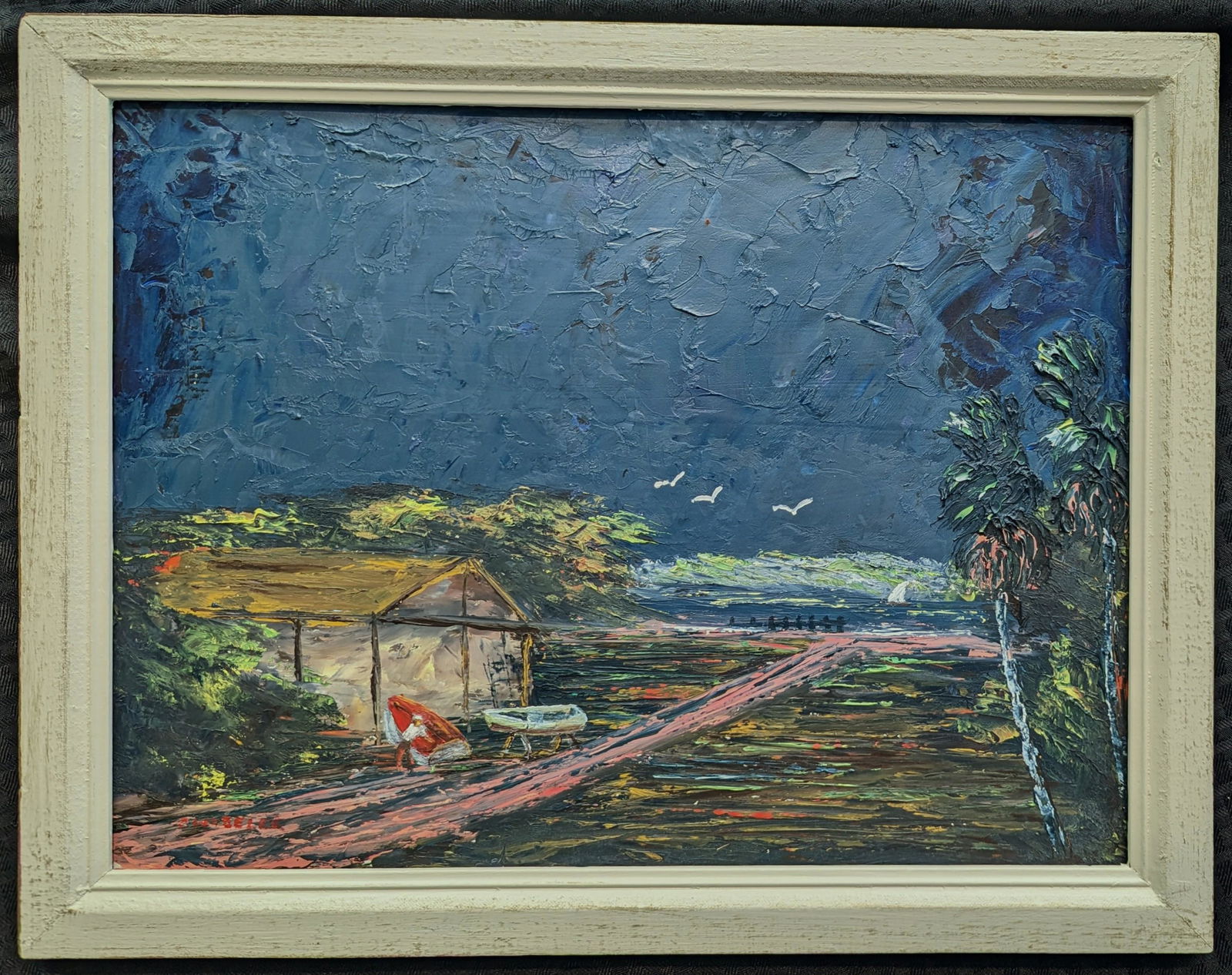 Chico Wheeler 12x16  'Boathouse on the River' (1 of 4)