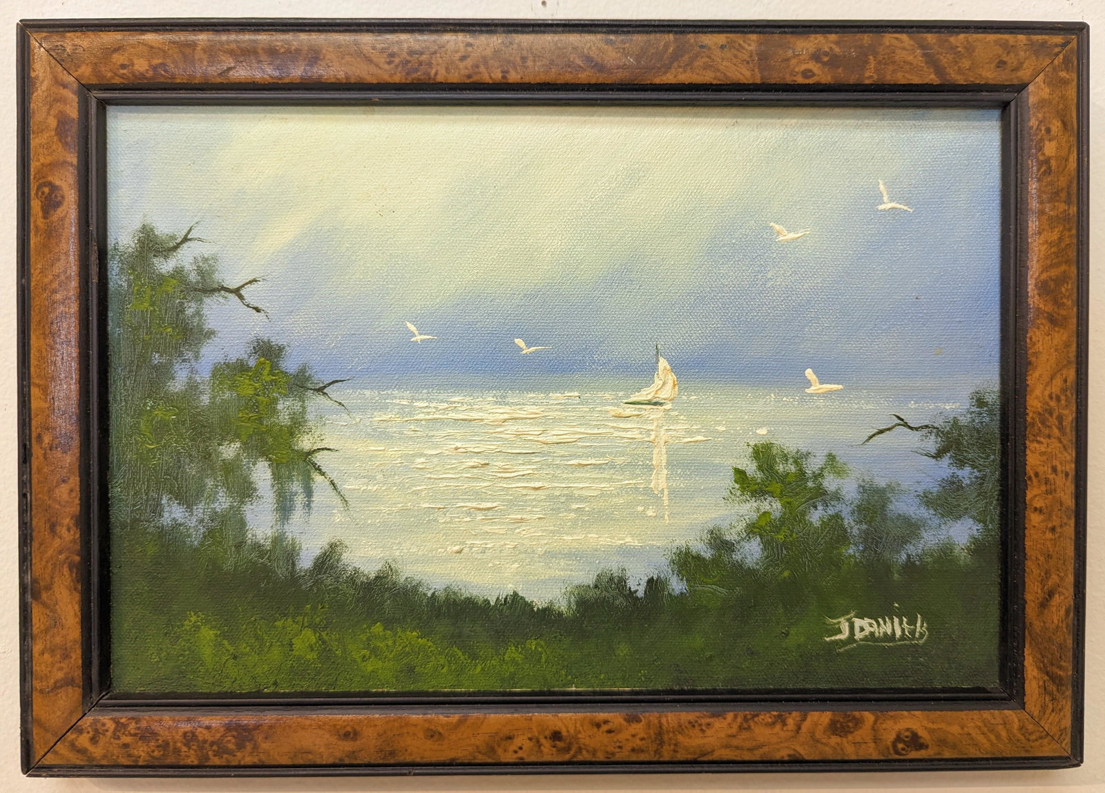 Johnny Daniels 8x12 'River Sail'   Est.$600-800 (1 of 4)