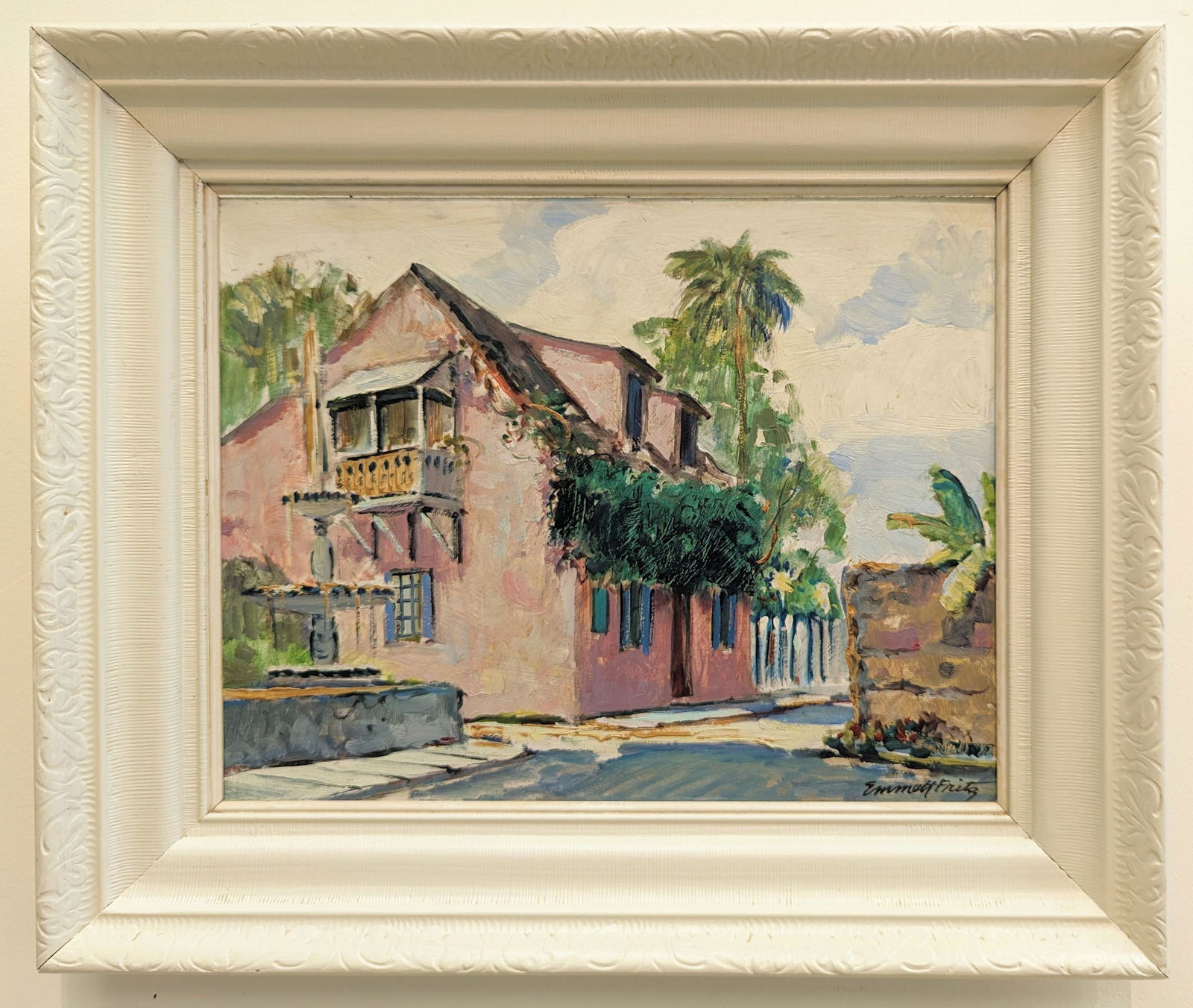 Emmet Fritz 11 x 14 'Prince Muriat House St. Augustine' (1 of 4)