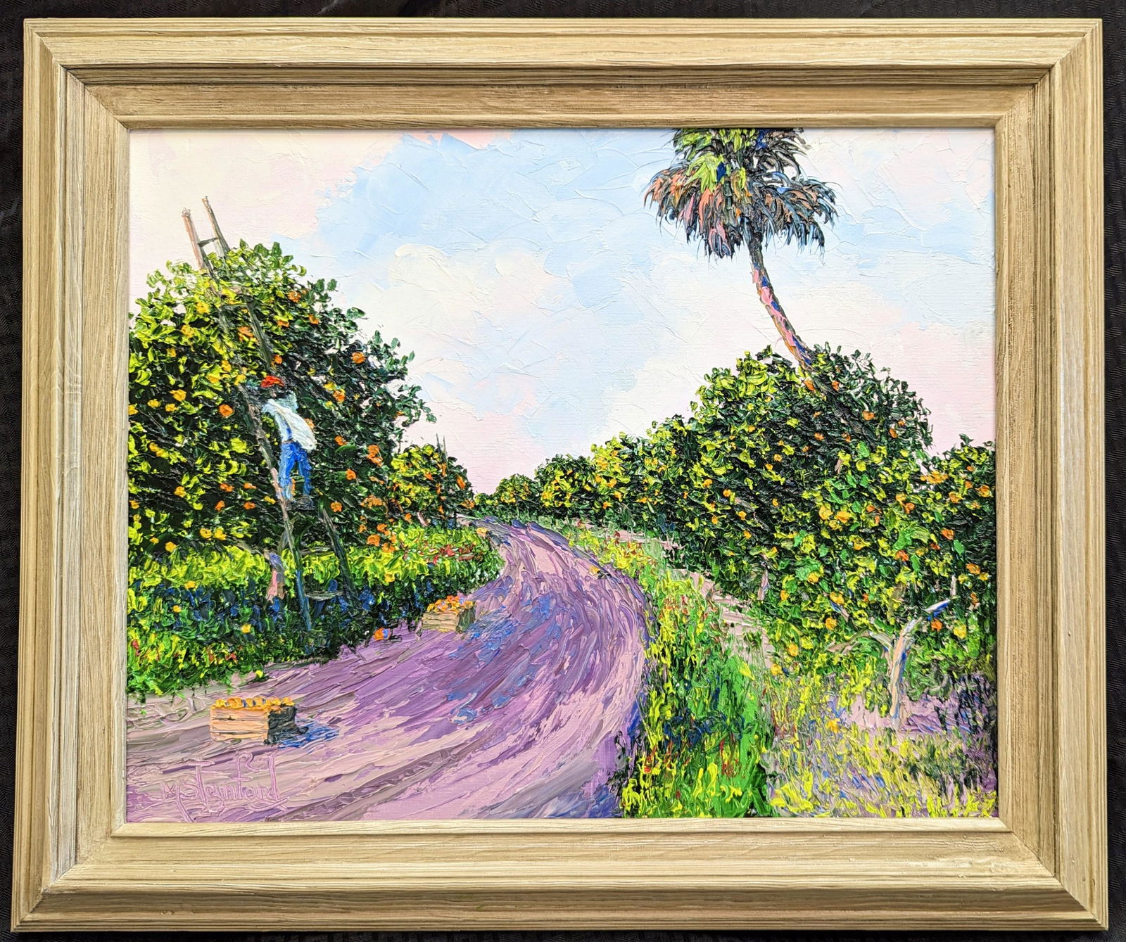 Mark Stanford 16x20 'Orange Grove Picker' (1 of 5)
