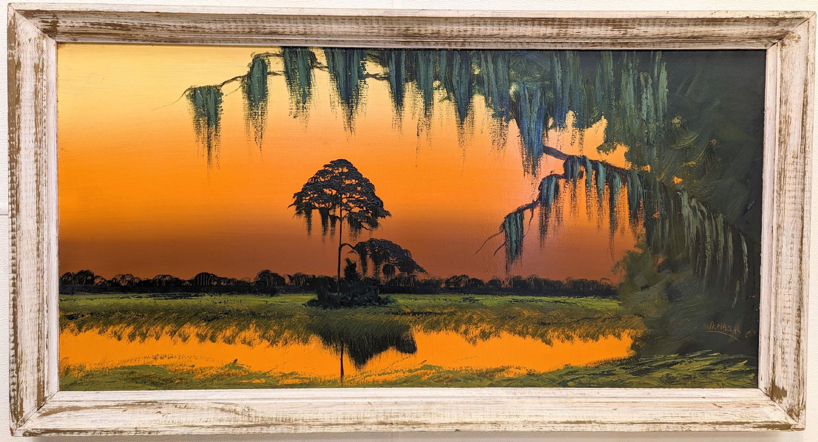Alfred Hair 24x48 'Backwater Sunset' (1 of 5)