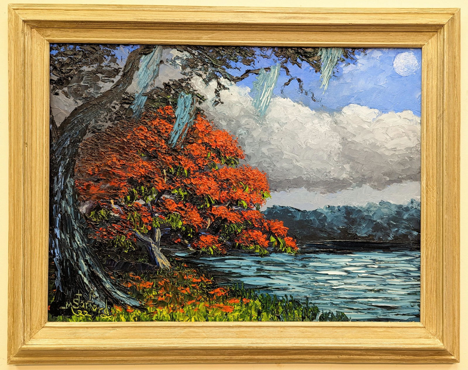 Mark Stanford 18x24 'Moonlit Poinciana' (1 of 5)