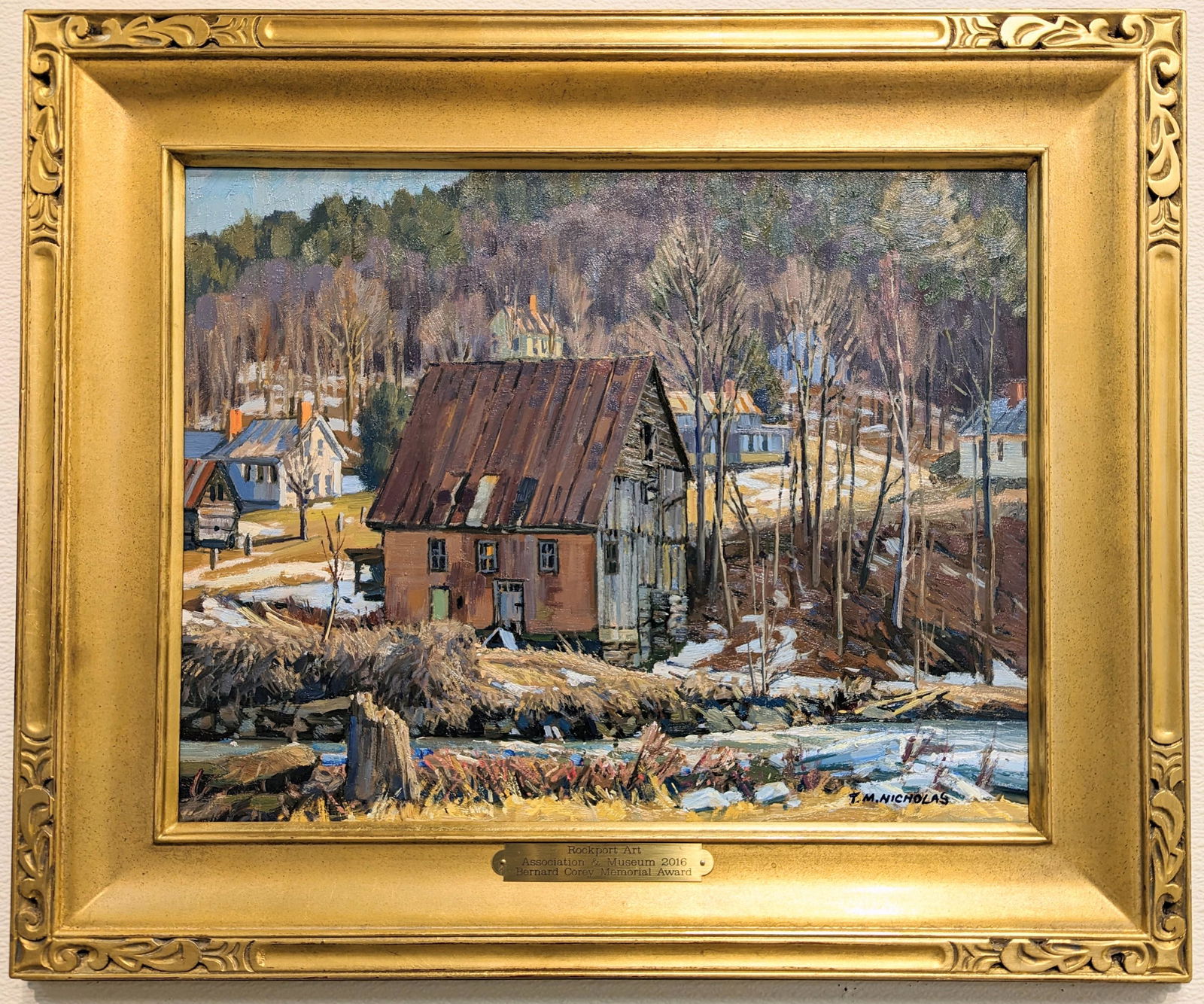 T.M. Nicholas 14x18 'Mill by the River' Award Winner (1 of 6)