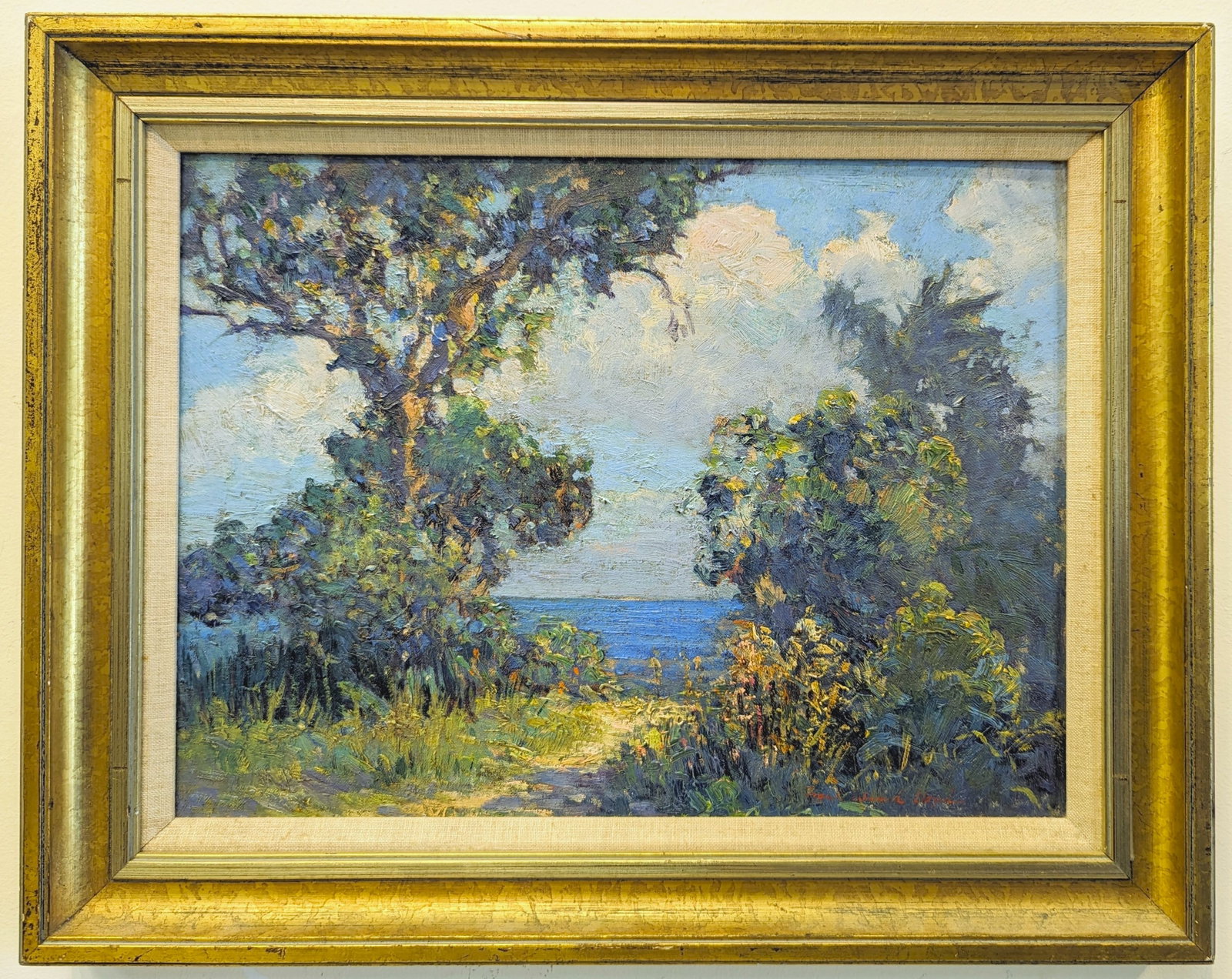 Frank Edward Lloyd  12x16  'Palm Beach Waterway' (1 of 5)