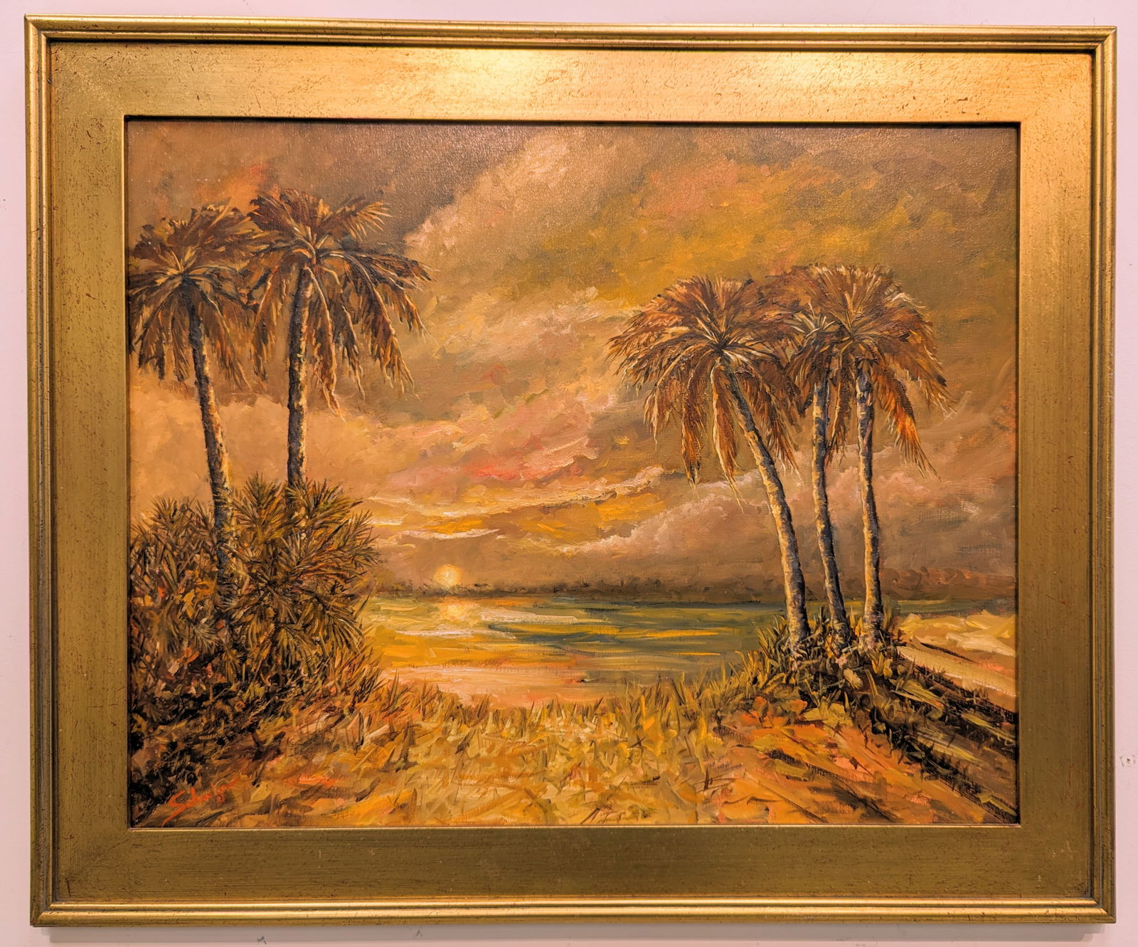 Charles Schaefer 24x30 'Sunset in the Loop' (1 of 5)