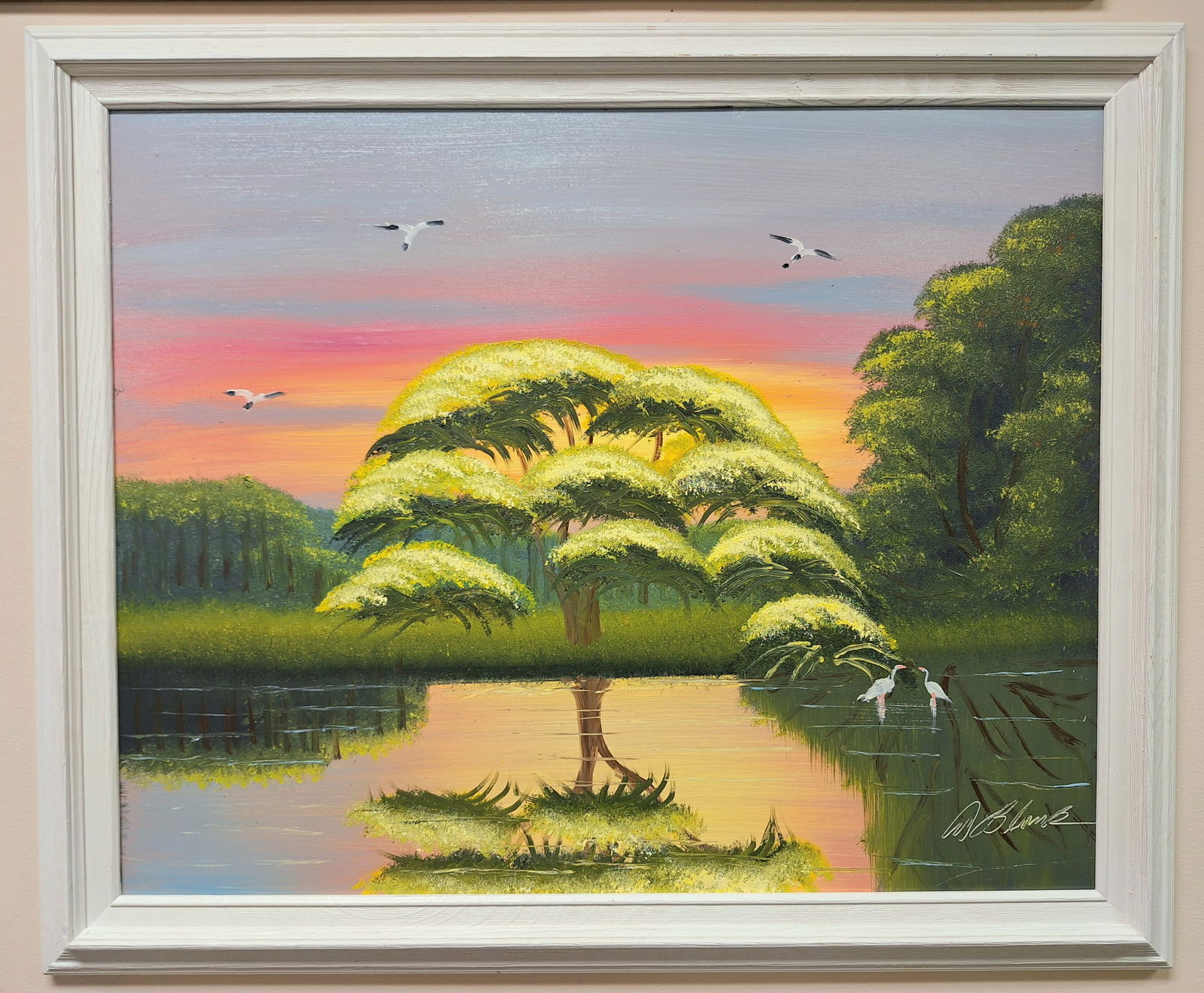 Al Black Highwaymen 24x30 'Tabebuia Tree' (1 of 4)