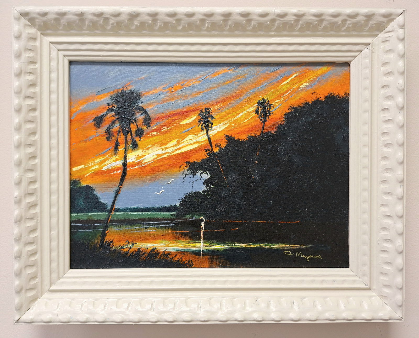 John Maynor Highwaymen 12x16 'Firesky Palms' (1 of 4)