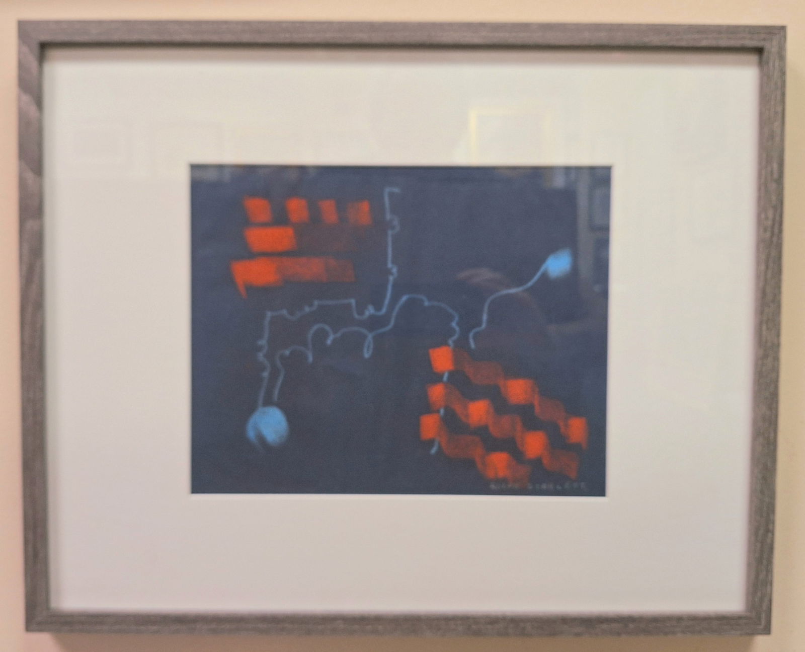 Rolph Scarlett 9 1/2 x 12  'Abstract Forms' (1 of 4)