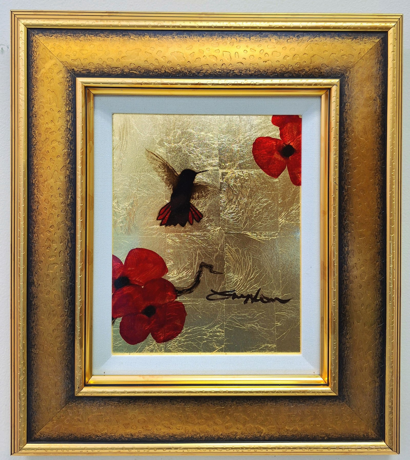 Patrick Guyton 10x8 'Mini Bird Series - Gold'' (1 of 7)