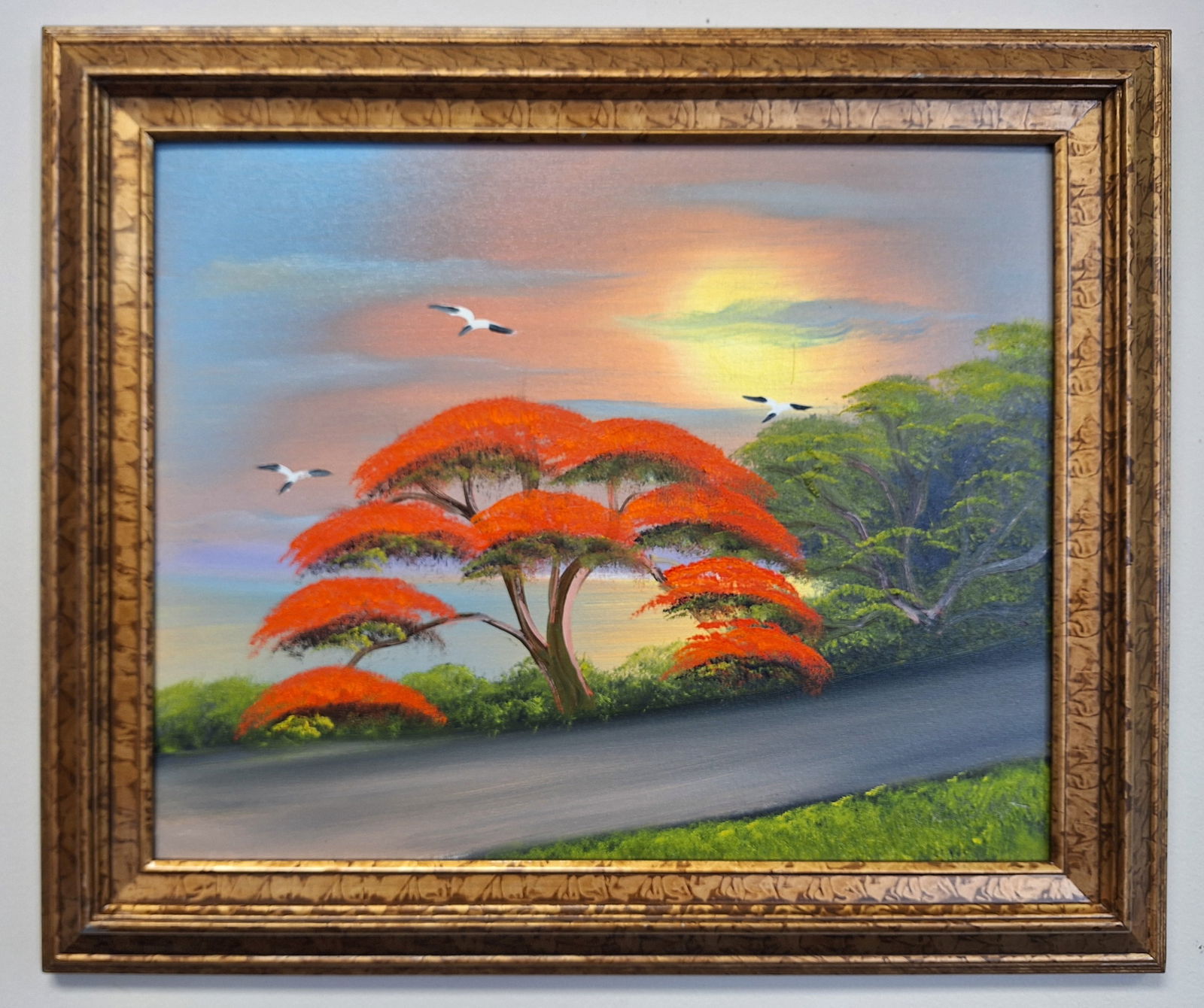 Al Black Highwaymen 16x20 'River Road Poinciana' (1 of 4)