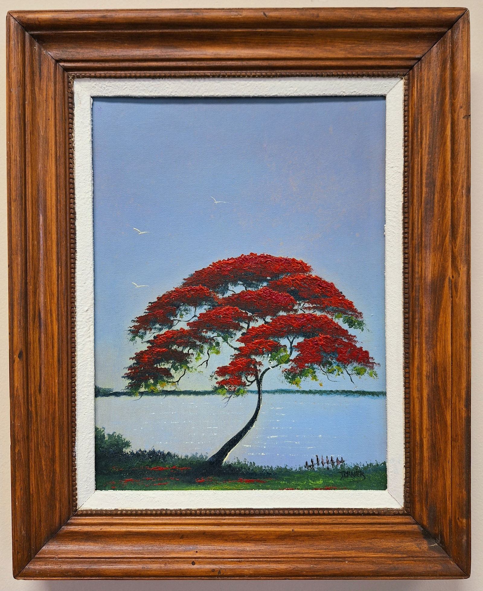 Johnny Daniels Highwaymen 16x12 'Poinciana on the River' (1 of 4)