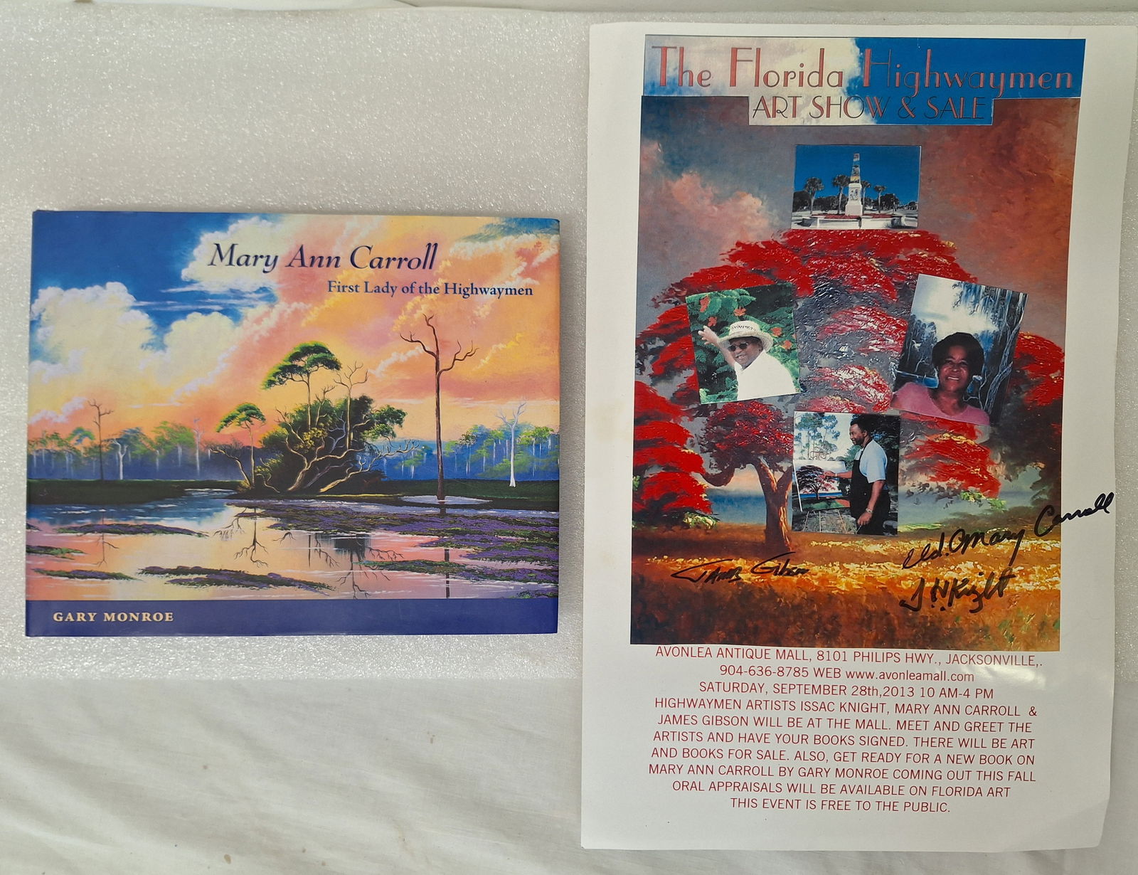 Mary Ann Carroll Signed Book and Show Poster (+2 Artists) (1 of 6)