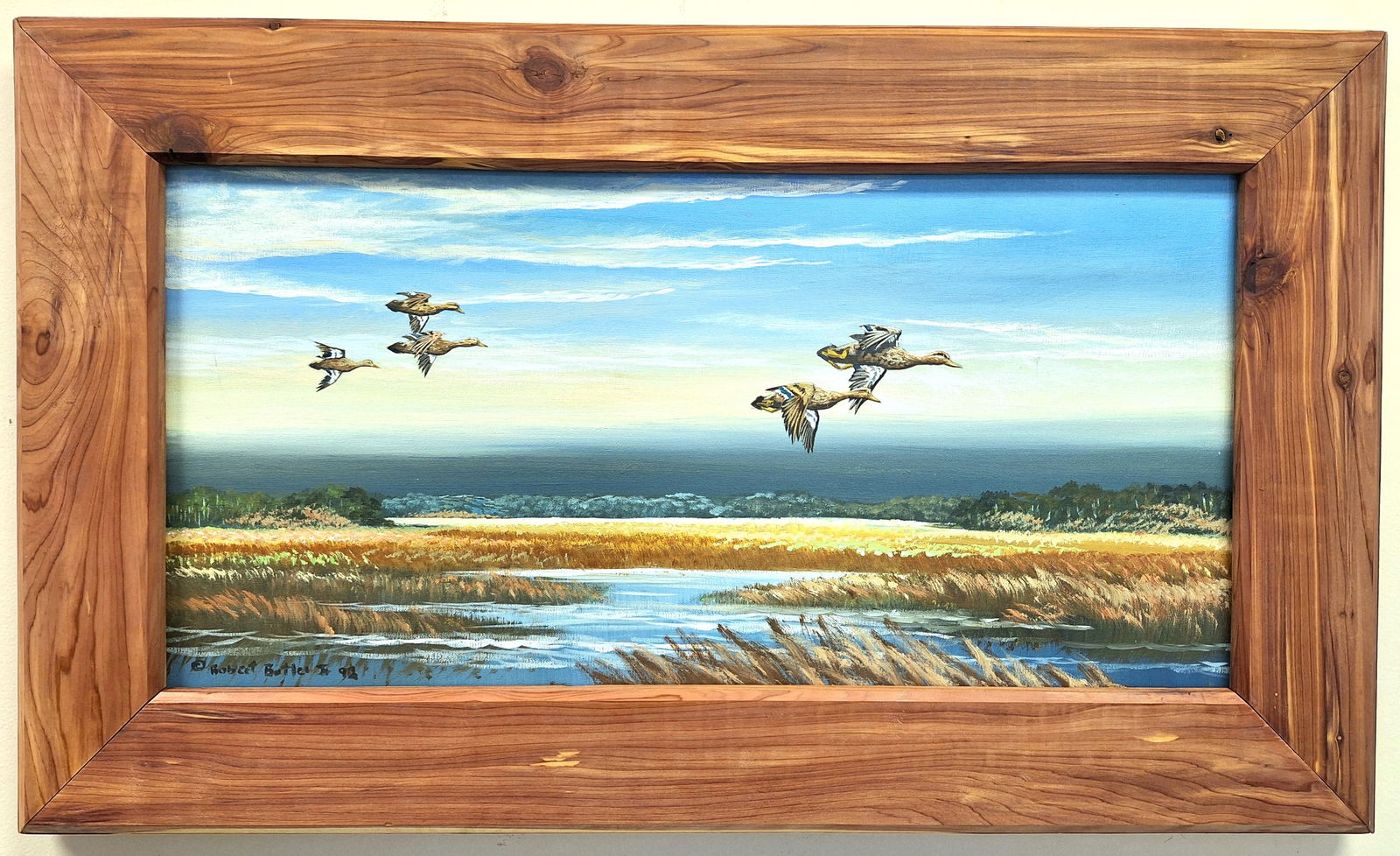 Robert Butler Jr. Highwaymen 2nd Gen 15x30 'Backwater Ducks' (1 of 4)