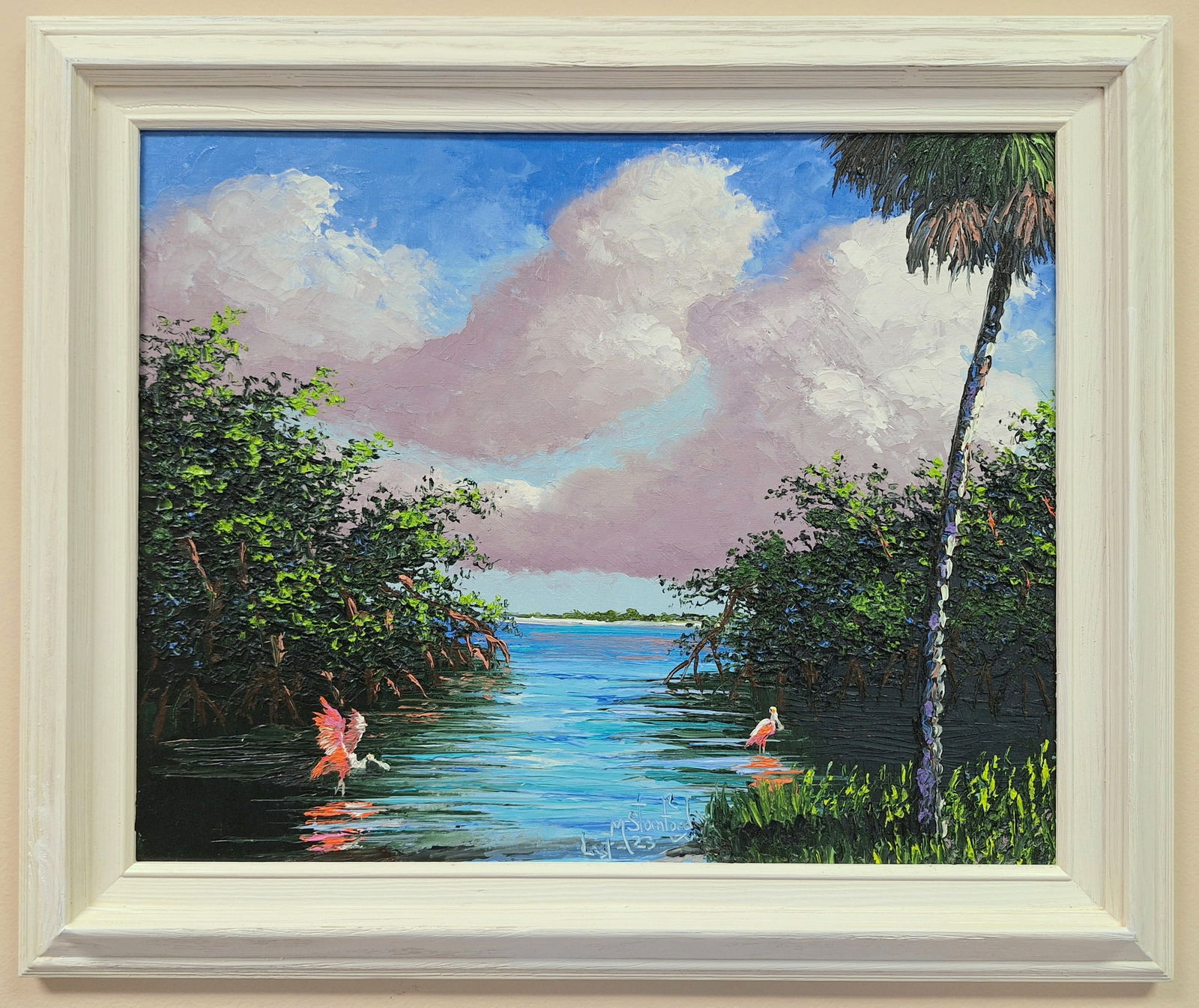 Mark Stanford 16x20 'Roseate Spoonbills' (1 of 4)
