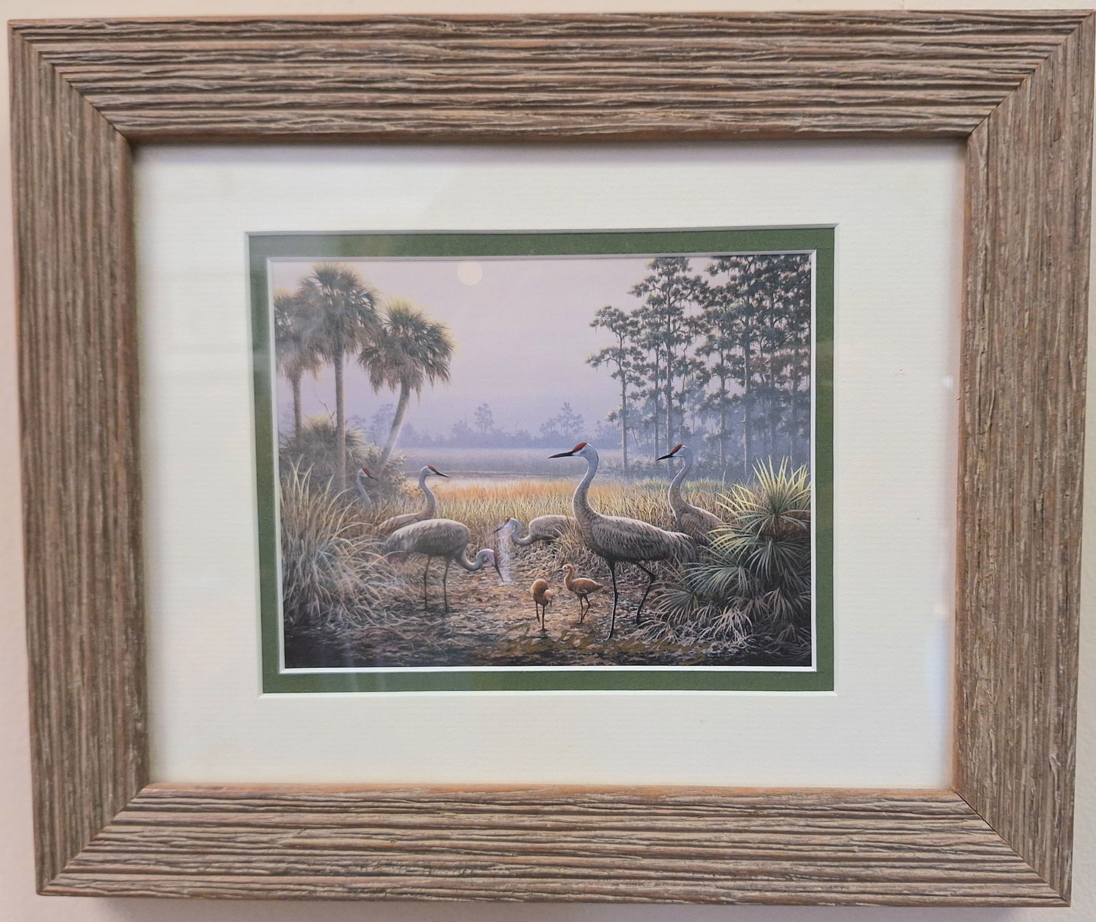 Ben Essenberg 6x7 'Sandhill Cranes,'  Signed Print (1 of 4)