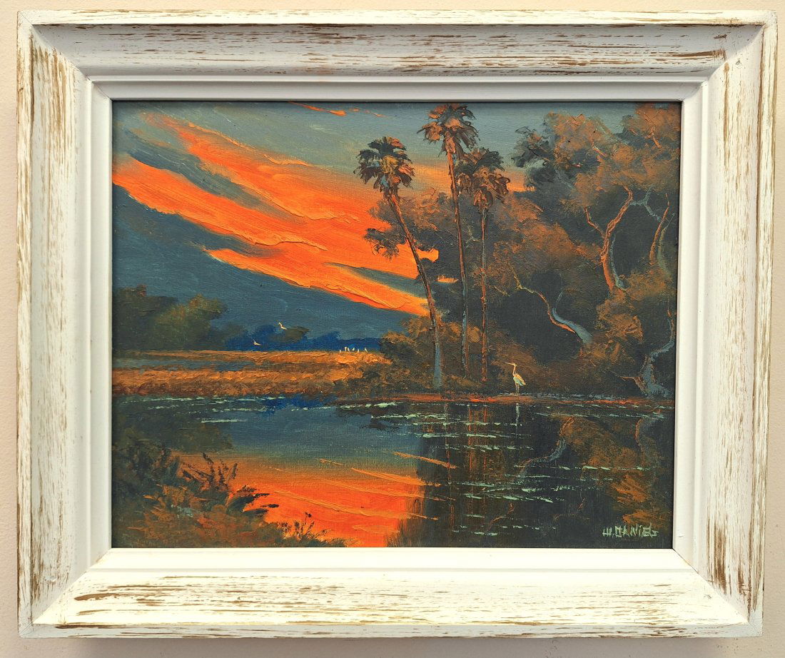 Willie Daniels Highwaymen 16x20 'Backwater Firesky' (1 of 5)