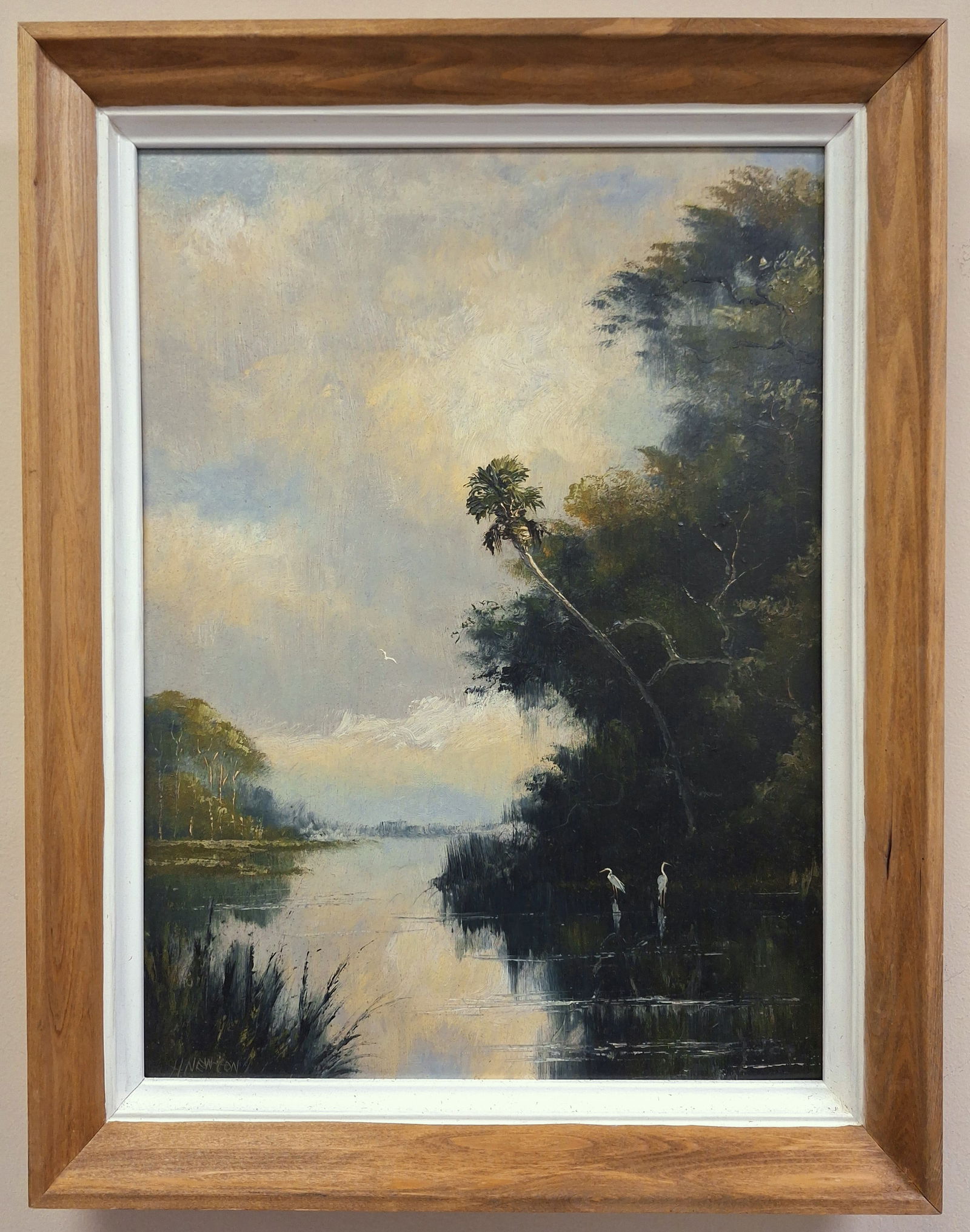 Harold Newton Highwaymen 24x18 'Riverbend Colors' Oil Painting (1 of 4)