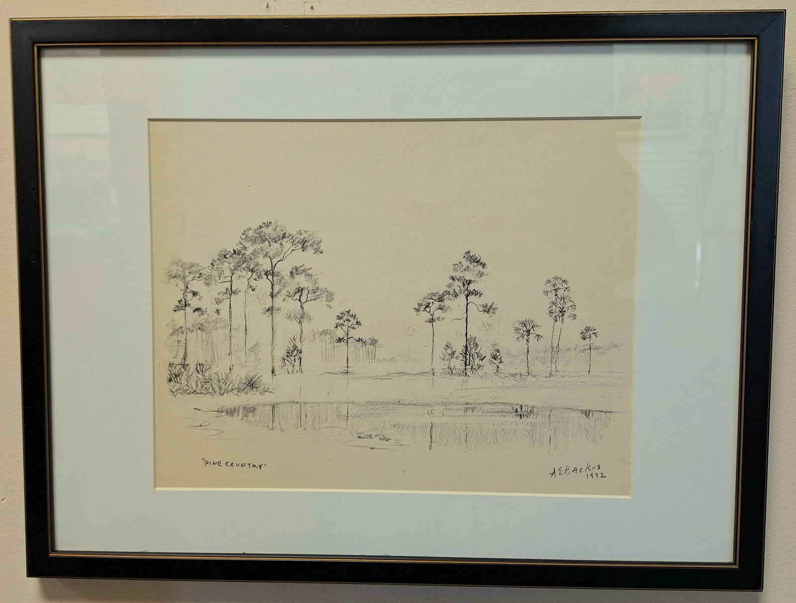 A.E. Backus 11 x 14 'Pine Country' Sketch Print (1 of 5)