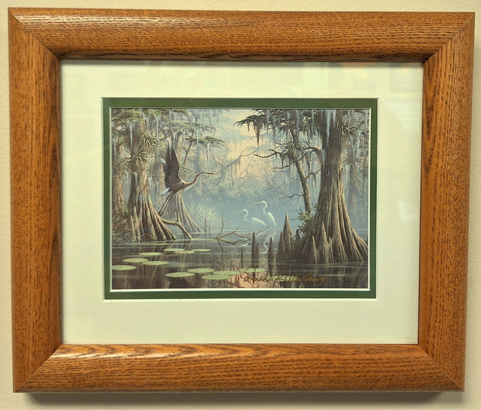 Ben Essenberg 6x7 'Backwater Herons'  Signed Print (1 of 4)