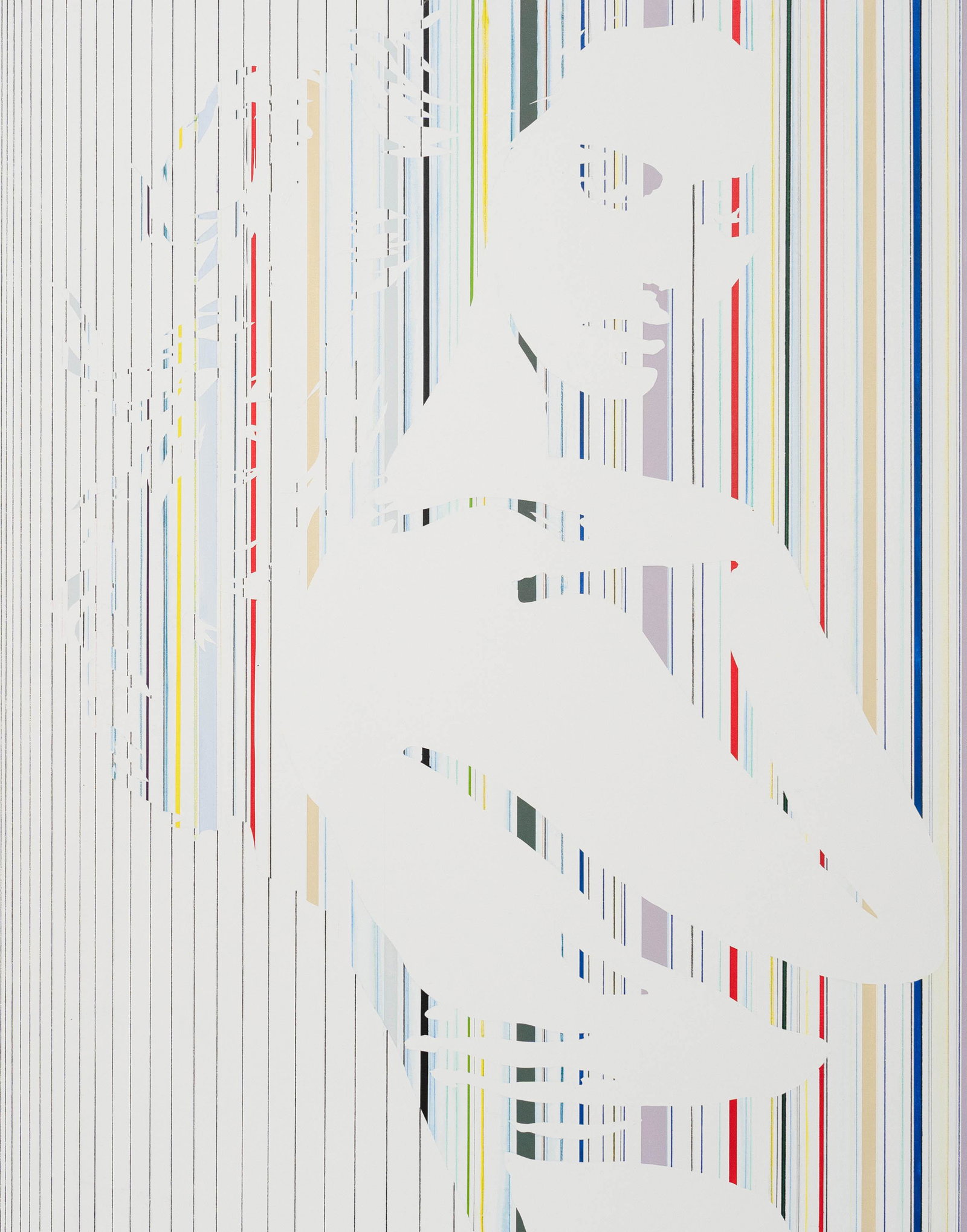 Werner Berges (1941 Cloppenburg - 2017 Schallstadt) (F): See me', acrylic on canvas, 100 cm x 80 cm, signed on verso, no. July 73/456/35 dated and numbered, titled, partly slightly stained, Provenance: Galerie Regio, Freiburg, Exhibitions: 1974 Mannheim (Ku