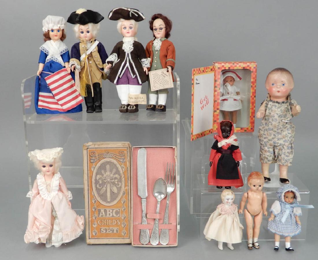 Grouping of assorted dolls (1 of 9)