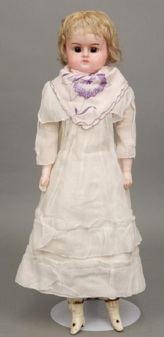 Antique wax over composition glass eyed doll (1 of 5)