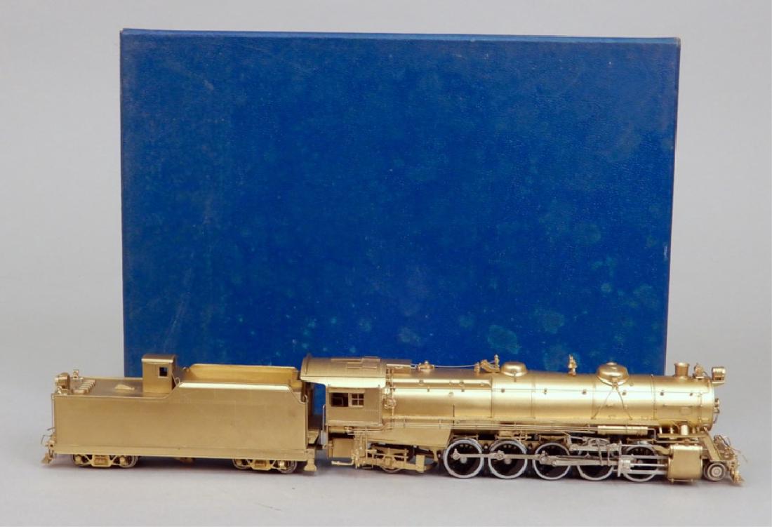 Alco Models Kobra N-2sa 2-10-2 S-119 in original box: Alco Models Kobra N-2sa 2-10-2 S-119 in original box, brass engine and tender, Made in Korea, box measures 11 1/8" x 8 1/8" x 3"