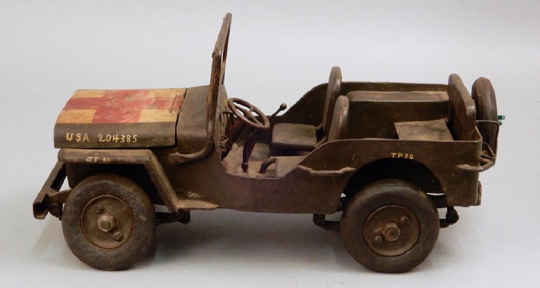 Iron military jeep model (1 of 5)