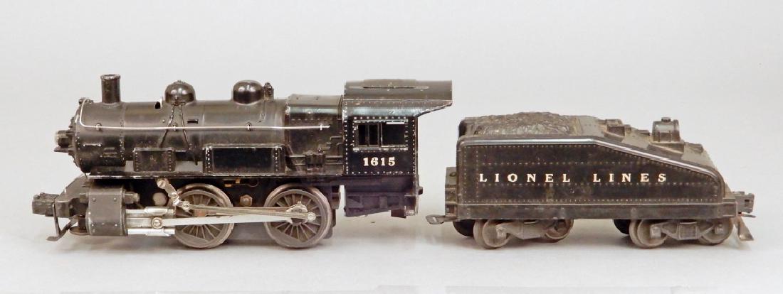 Lionel O27 gauge No. 1615 steam loco switcher and (1 of 4)