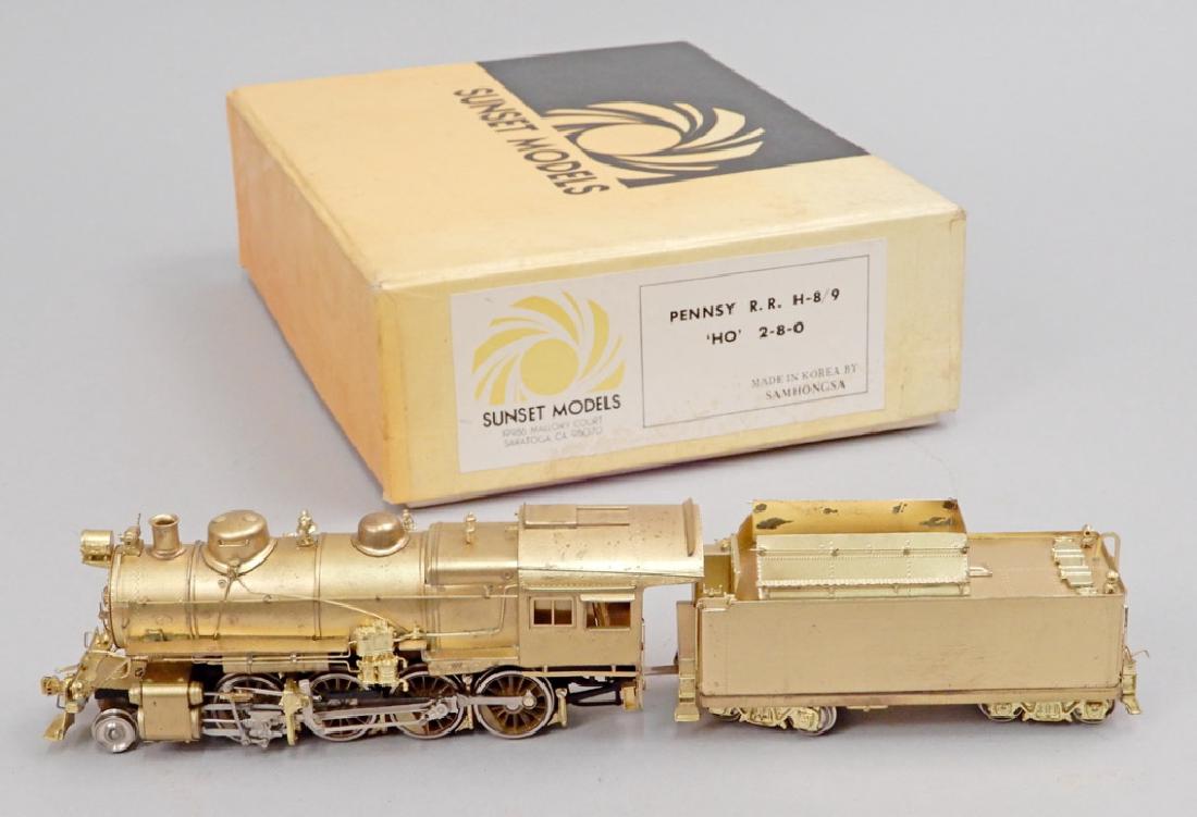 Sunset Models Pennsy RR H-8/9 'HO' 2-8-0 in box (1 of 10)