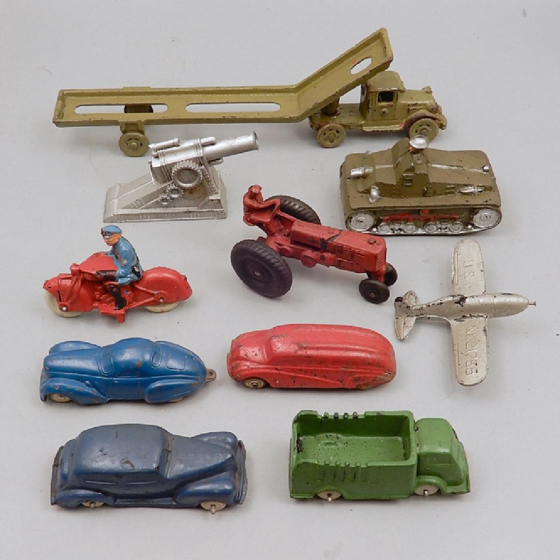 Collection of cast iron and rubber vehicles (1 of 8)