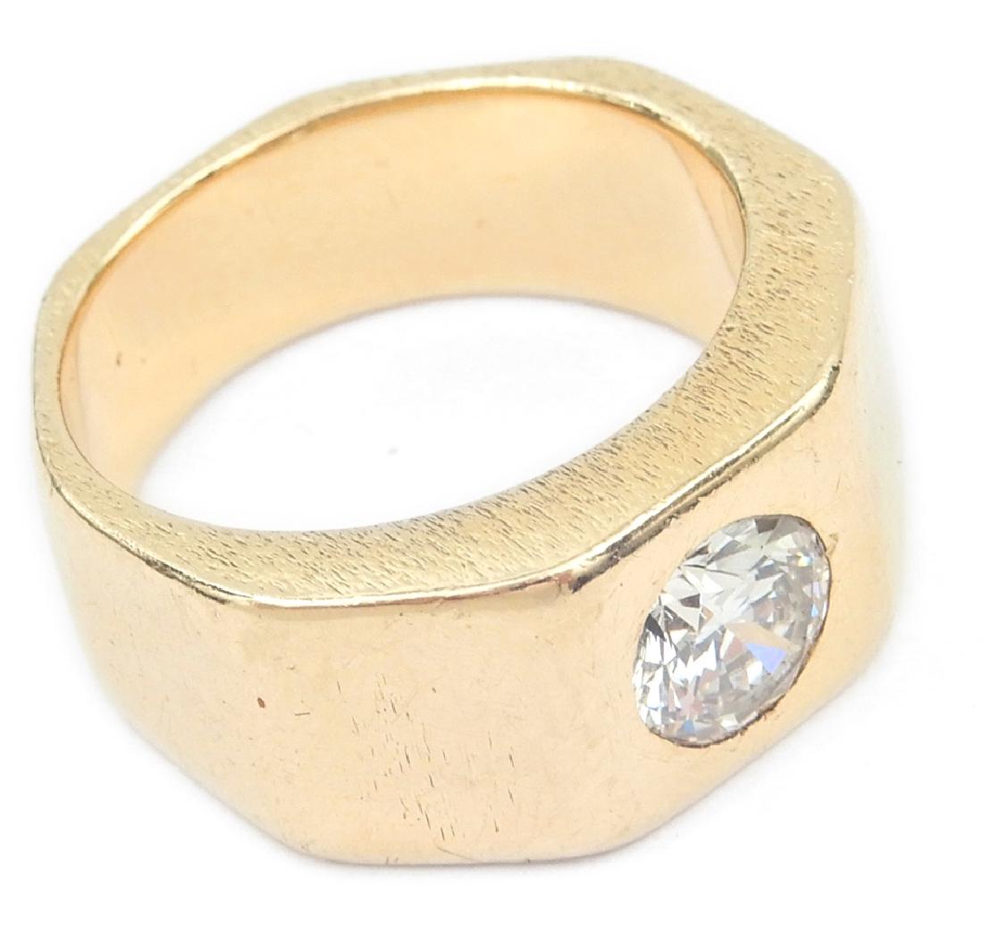1.10 carat diamond solitaire ring - 2