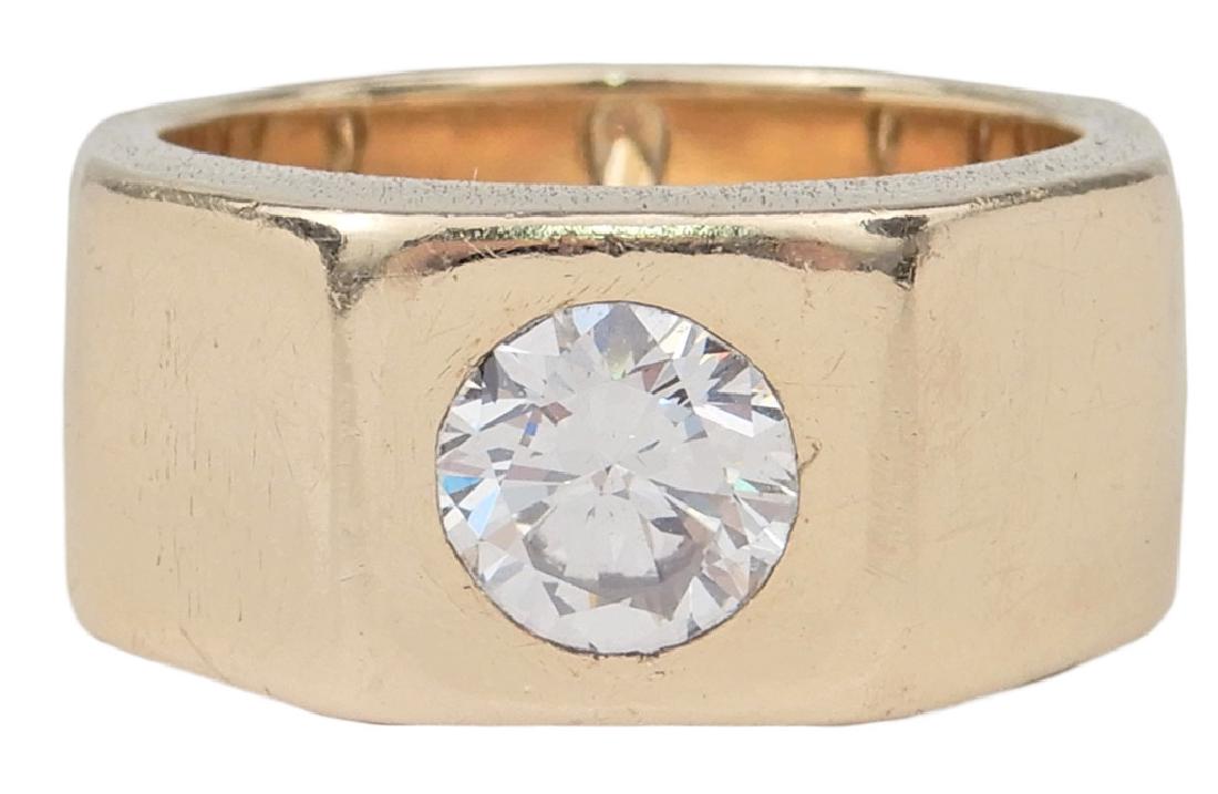 1.10 carat diamond solitaire ring - 3