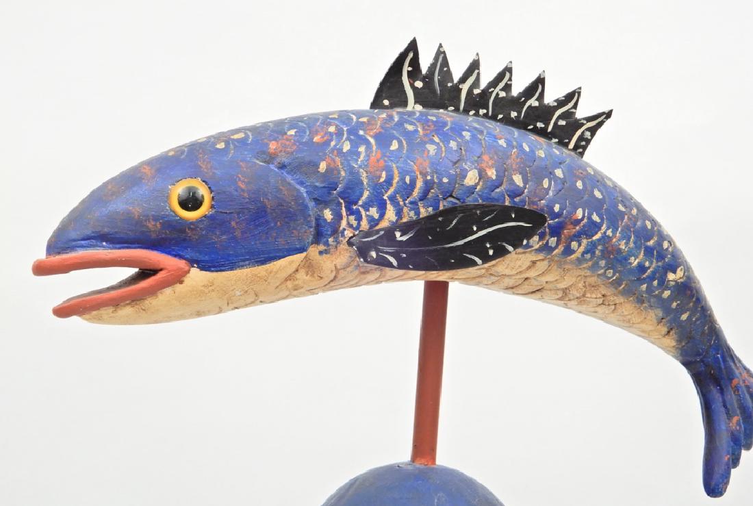 Walter & June Gottshall contemporary folk art fish - 3