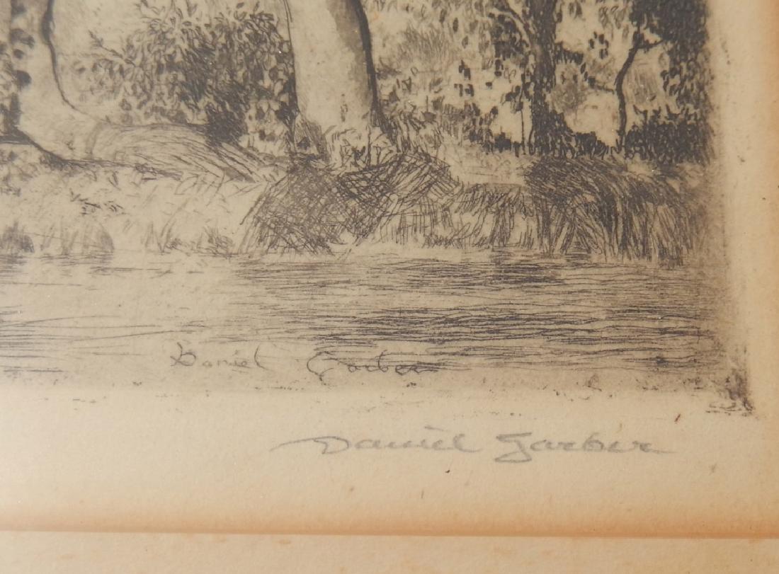 Daniel Garber etching on paper - 4