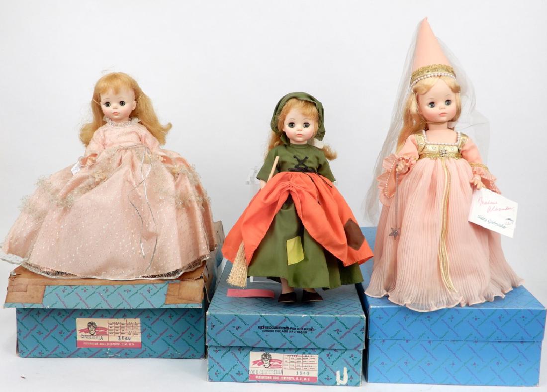 Three Madame Alexander dolls in boxes (1 of 4)