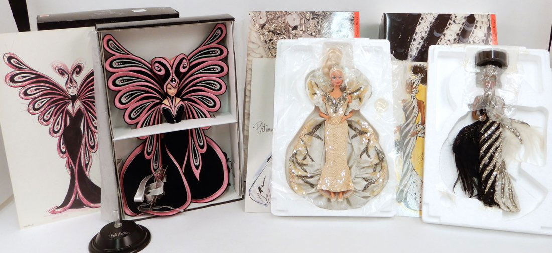 Three Bob Mackie Barbie dolls in original boxes (1 of 5)