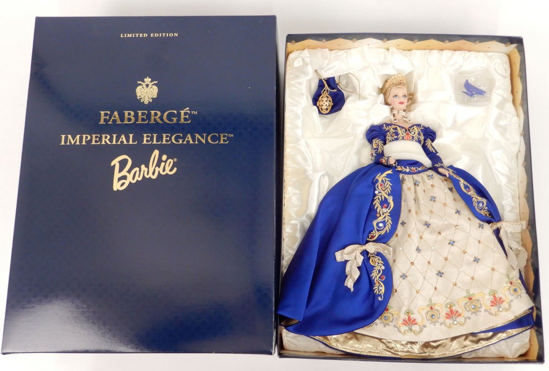 Faberge Imperial Elegance Barbie porcelain doll in box - Nov 17, 2017 | Stephenson's Auction in PA