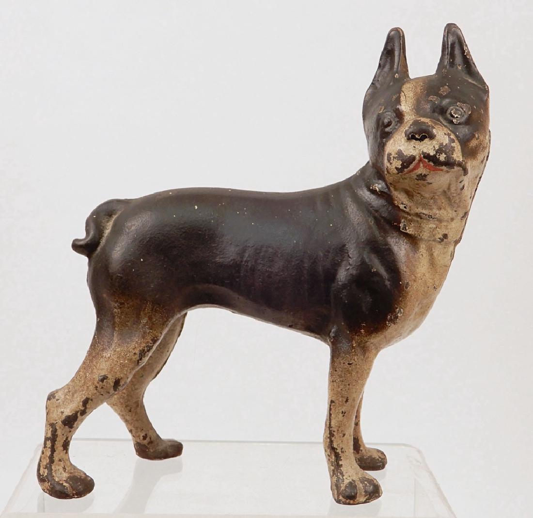 Cast iron painted Boston Terrier doorstop (1 of 3)