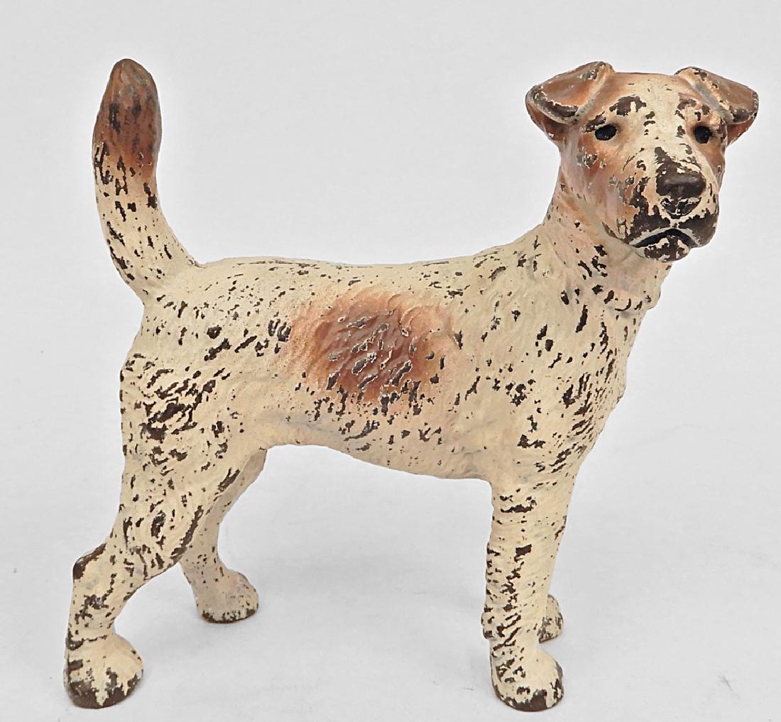 Hubley cast iron Wire Haired Terrier dog doorstop (1 of 4)