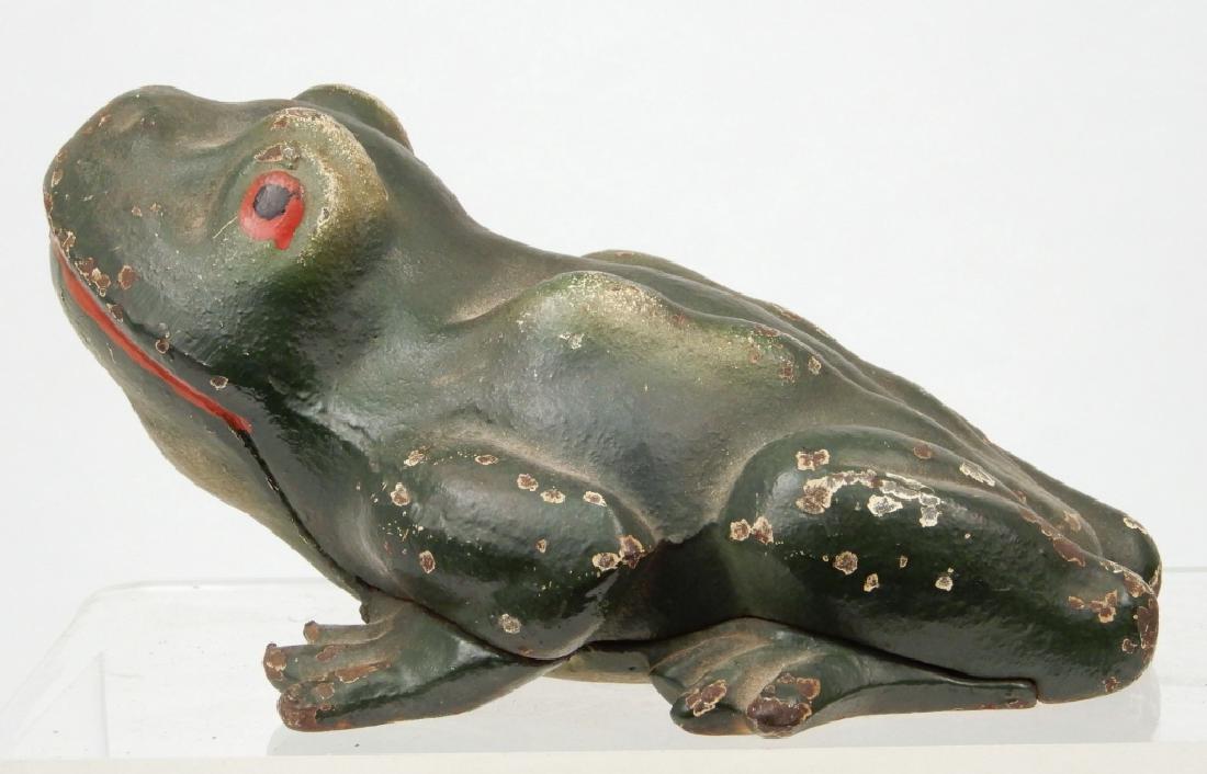 Cast iron painted frog doorstop (1 of 4)
