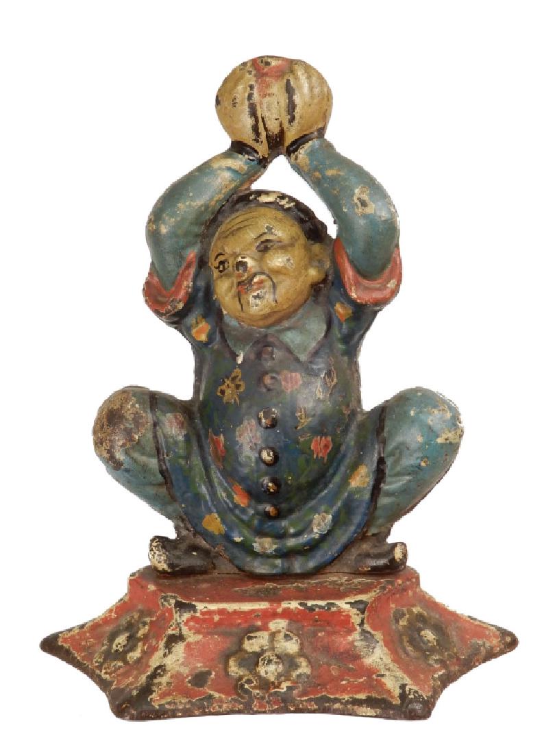Cast iron Chinese boy doorstop (1 of 3)